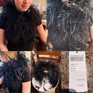 Feathered scarf